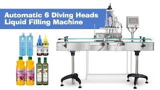 How to use ZS-VTMP6P Automatic 6 Diving Heads Liquid Filling Machine