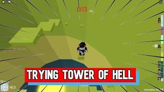 I Tried Playing Tower Of Hell | Roblox