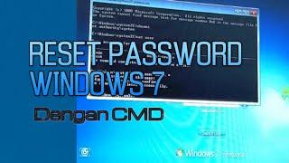 Cara reset password windows 7 dengan cmd buat yang lupa password login laptopnya (2020)