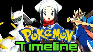 The Complete Pokemon Timeline with Legends Arceus!