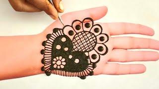 शिवरात्रि स्पेशल मेंहदी डिजाइन | front hand simple and easy mehndi design | mehandi designs 2025