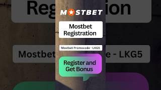 Mostbet Registration | Mostbet promocode | Mostbet registration code #mostbet #shorts