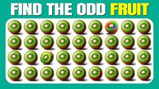 Find the ODD One Out - Fruit Edition  Easy, Medium, Hard Levels| Quizzer Odin