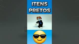 CORRE! ITENS GRÁTIS PRETOS NO ROBLOX! *ITENS FÁCEIS DE PEGAR EM 2024* #shortsroblox