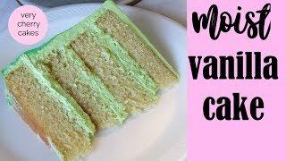 THE BEST VANILLA CAKE RECIPE | VERY CHERRY CAKES