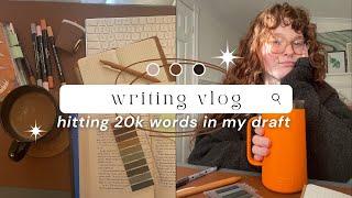 attempting my biggest writing day yet, hitting 20k words  writing vlog 006  nanowrimo vlog