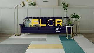 FLOR Carpet Tiles + FLORdots = Your Perfect Rug, Your Way