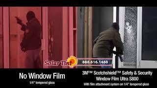 3M Ultra800 Safety & Security Window Film: Solar Tint