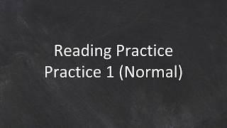 32  Reading practice 1 Normal