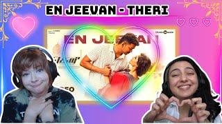 EN JEEVAN Official Video Song REACTION | Vijay, Samantha | Atlee | G.V.Prakash Kumar| THERI