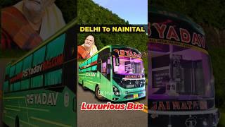 Delhi to Nainital Baba Neem Karoli Bus Journey Mini Vlog #nainital #neemkarolibaba #shorts