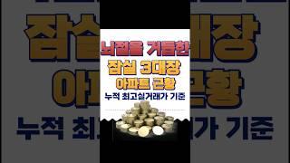 뇌절을 거듭한 잠실 3대장 아파트 근황