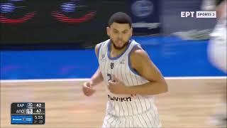 Ray McCallum against Patras (15 PTS - 3 REBS - 6 ASTS - 1 BLK) (30.12.2023)