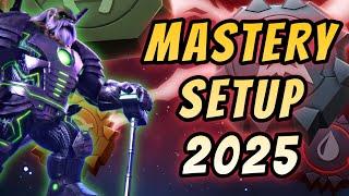 My Mastery Setup 2025 in Marvel Contest of Champions | Balanced MASTERIES | MCOC
