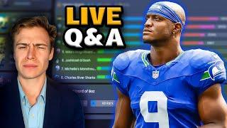 Answering Fantasy Football Questions! (Live Q&A)