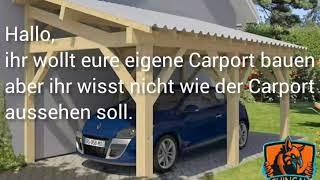 Carport selber bauen+Baupläne