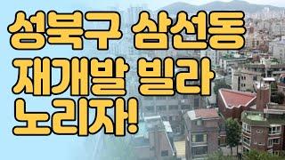 성북구 삼선동 빌라, 재개발 될까? 기간은 얼마나 걸릴까? [부동산 투자상담]