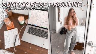 sunday reset routine *how i prepare for a great week* | laundry, cleaning, planning & self-care