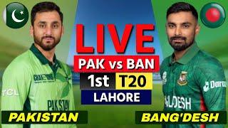 Pakistan vs Bangladesh Live - 1st T20 | PAK vs BAN Live | Scores & Commentary