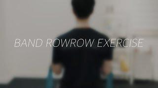 Band rowrow exercise