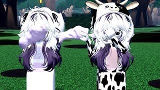 skunk nyami and cow ruby farts on you! #fart #roblox #sfm