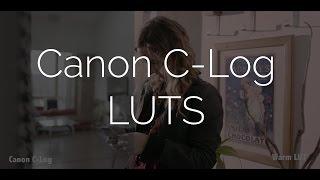 Canon C-Log LUTS