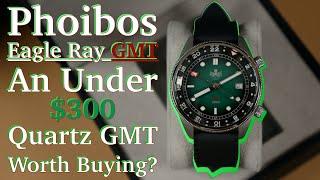 Phoibos Eagle Ray GMT Review | An Under $300 Quartz GMT Worth Buying? | Take Time