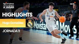 Hugo GONZÁLEZ increasingly PLUGGED with REAL MADRID | Liga Endesa 2024-25