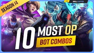 The 10 MOST BROKEN Bot Lane Combos for Season 14! - League of Legends