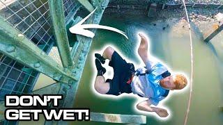 NINJA WARRIOR BRIDGE - Don't Get Wet Challenge 