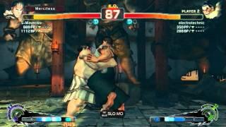 SSFIV: S-Maveriko (Ryu) vs electrotechnic (E.Honda) - HD