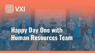 New Hire Video: Happy Day 1 with HR Team | VXI Global Solutions