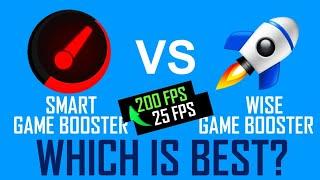 Smart Game Booster VS Wise Game Booster - Game booster for PC Windows 10