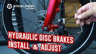 Star Union Hydraulic Disc Brakes Install & Adjust