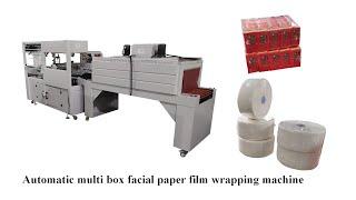 Automatic maxi roll shrink packing machine