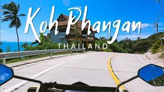 Koh Phangan Island. Drive from Haad Rin Beach to Baan Khai. Thailand