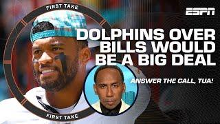 Stephen A.: Tua Tagovailoa & Miami NEED TO STEP UP to beat Josh Allen & the Bills ️ | First Take