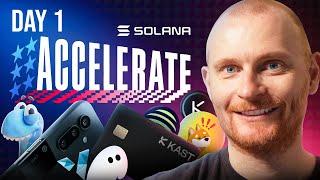 Solana Accelerate Day 1 Recap: Seeker, BONK, Vibes, Building