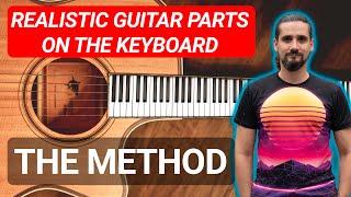 Sound like a guitarist on the keyboard! How to create Realistic Guitar Parts on the keys.