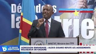 Agression rwandaise: Alexis Gisaro réfute les agissements belliqueux de Kagame