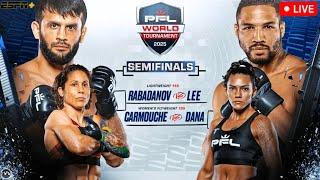 2025 PFL World Tournament 6: Semifinals | LIVE STREAM | MMA FIGHT COMPANION | Lee vs. Rabadanov USA