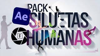 Siluetas de personas gratis After Effects