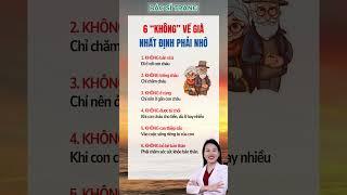 6 Việc Không Làm Khi Về Già - Nhất Định Phải Nhớ! | Bác sĩ Trang