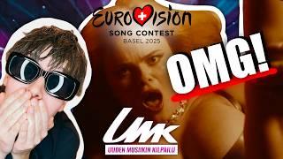 FIRST REACTION: ERIKA VIKMAN - ICH KOMME  | UMK 2025 | FINLAND EUROVISION 2025 (WINNER ALERT!)