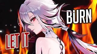 Nightcore - LET THE WORLD BURN [NMV] (Lyrics)