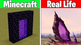 Realistic Minecraft | Real Life vs Minecraft | Realistic Slime, Water, Lava #238