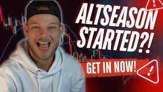 Altseason! It Might Just Started [Are You Sure You're Ready??]