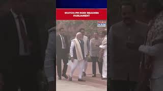 Watch: PM Narendra Modi Arrives At Parliament, Ahead Of Commencement Of Winter Session #shorts