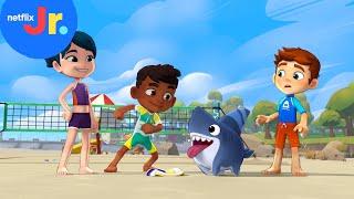 Last Day of Summer! ️ Sharkdog | Netflix Jr