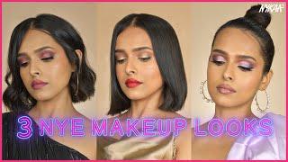 3 New Years Eve Makeup Looks To Try with Huda Beauty | NYE 2021 | Nykaa